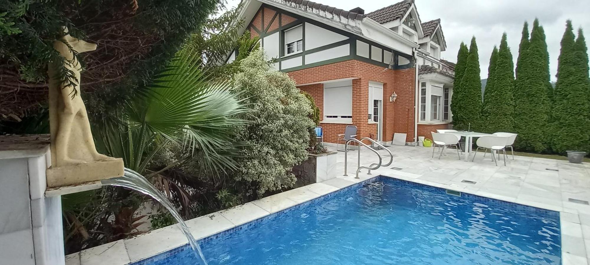 Chalet Con Piscina, Sauna Y Jacuzzi Cerca Del Mar A Media Hora De Bilbao Y Santander El Puente  Dış mekan fotoğraf