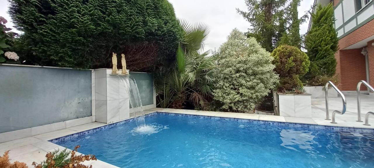 Chalet Con Piscina, Sauna Y Jacuzzi Cerca Del Mar A Media Hora De Bilbao Y Santander El Puente  Dış mekan fotoğraf